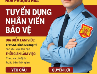 Tuyển dụng bảo vệ 